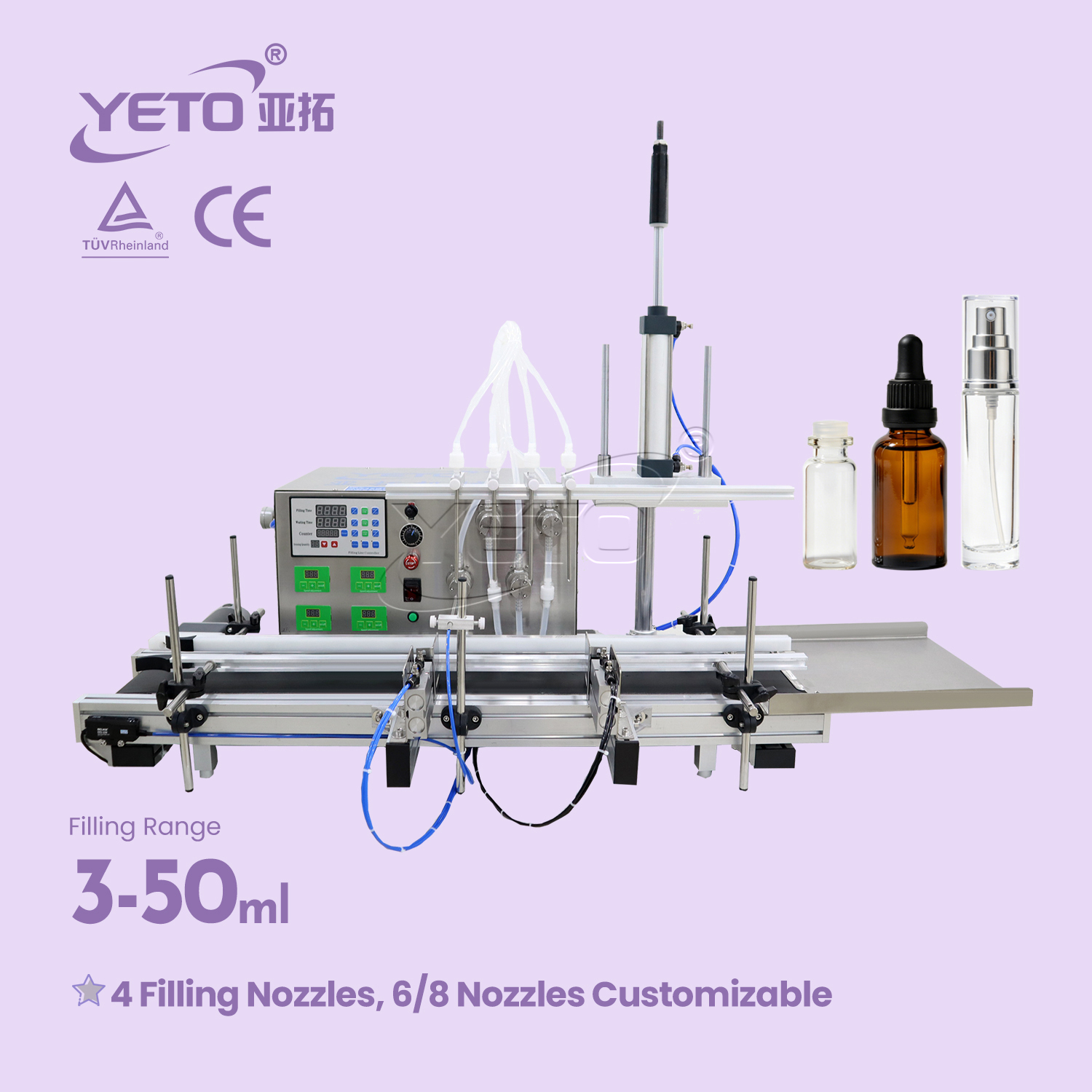perfume sample automatic filling machine