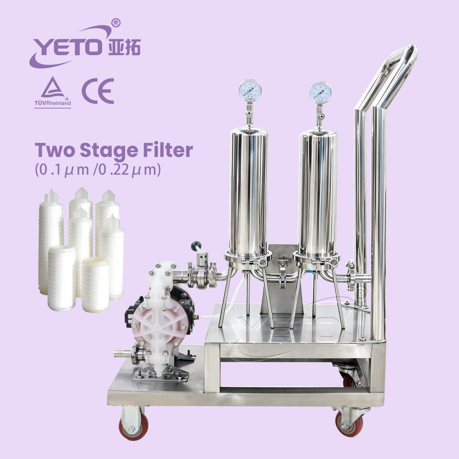 Duplex Filter Pp liquid filter machine