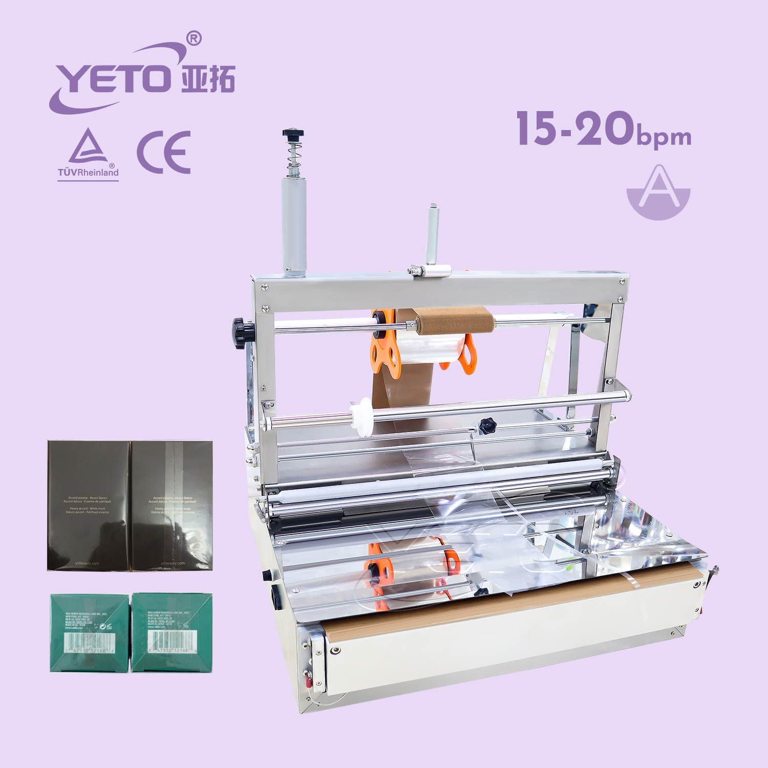 manual perfume box celephone machine 