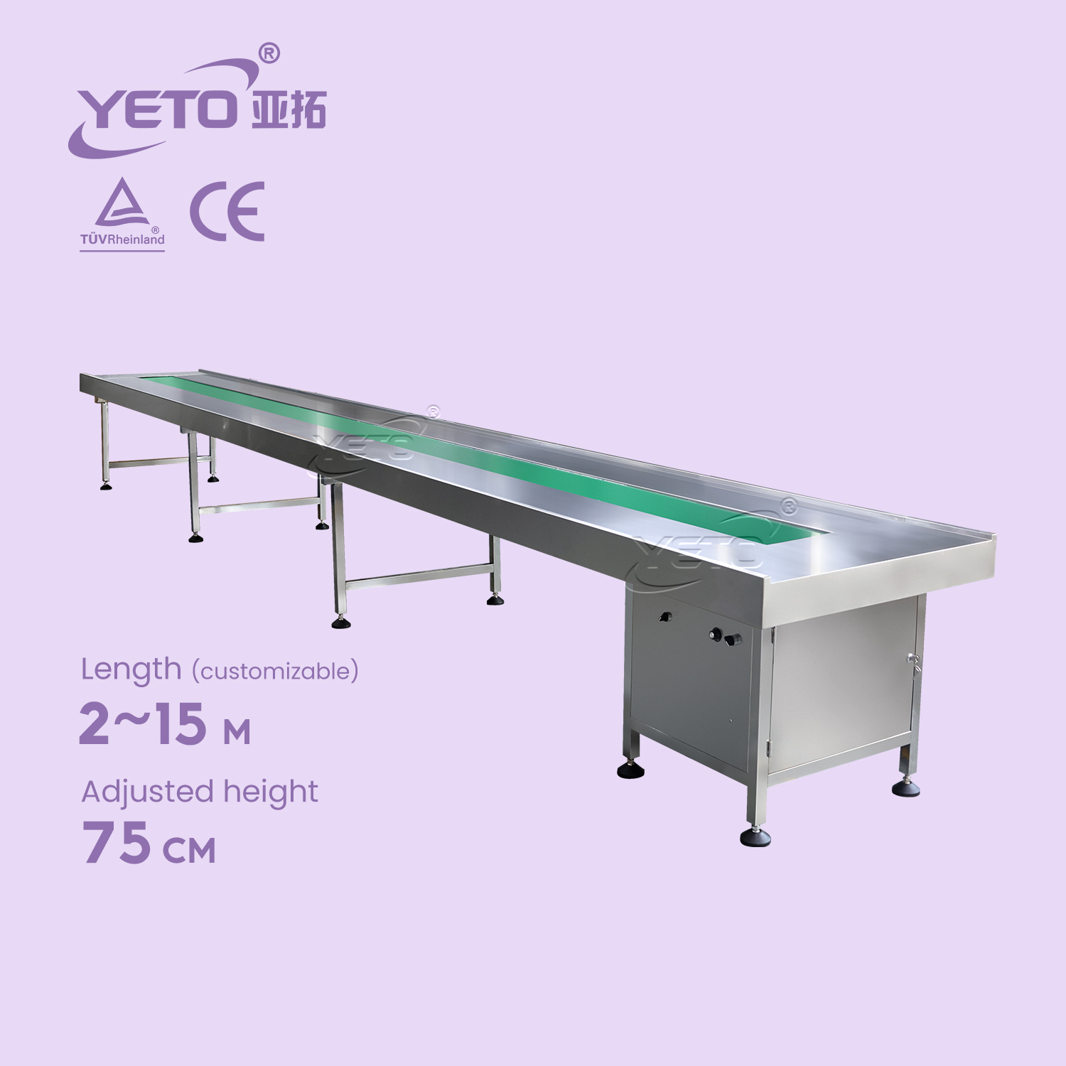 stinless steel belt conveyor